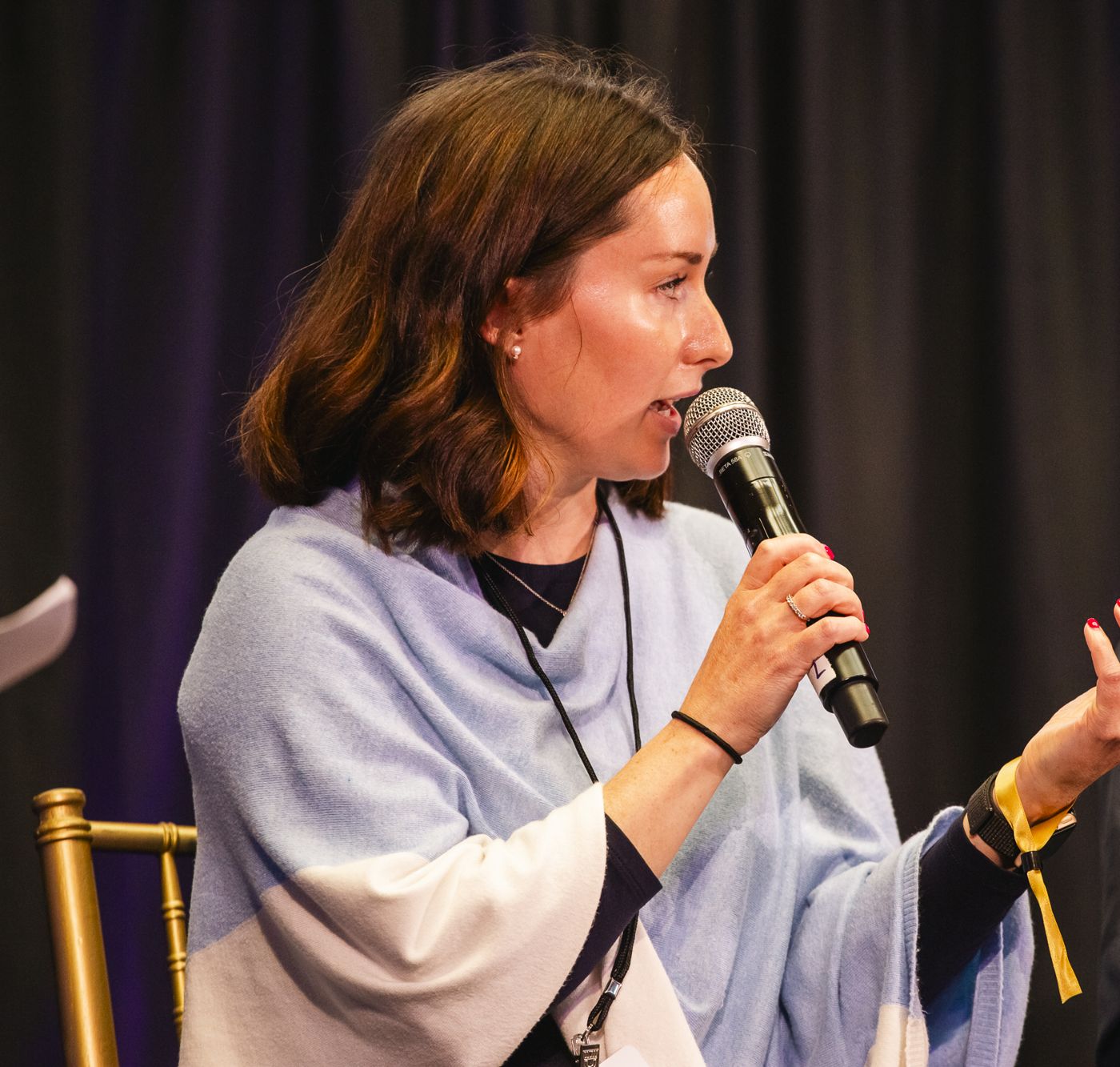 Olivia Svrchek speaking on the Medicine 3.0 panel at Human+ Tech Week